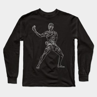 Israel Adesanya Line Art Long Sleeve T-Shirt